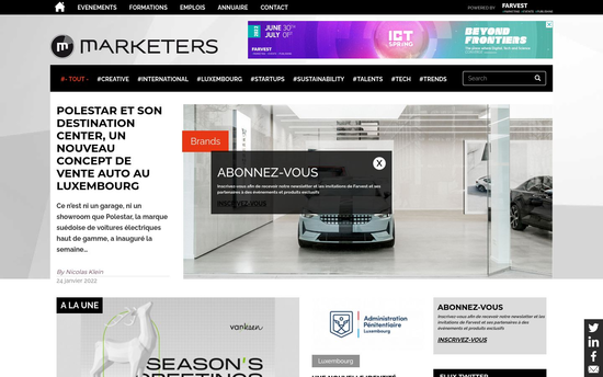 Marketers | Actualités Latest news Marketers