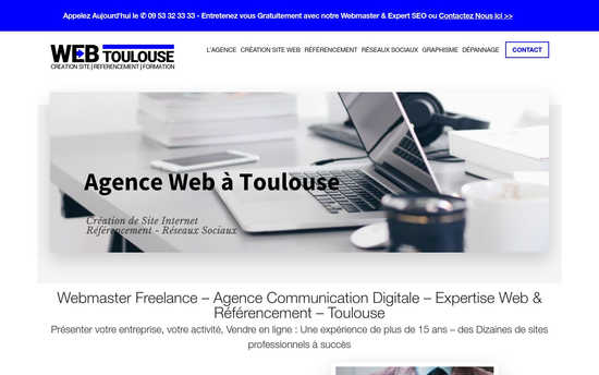 Webtoulouse | Agence Communication Digitale WebMaster Freelance Consultant Informatique Expertise Web / Conseils Toulouse 31 Création Site Internet Toulouse 31 Agence Web Référencement Webmaster Freelance Formation Philipp ..