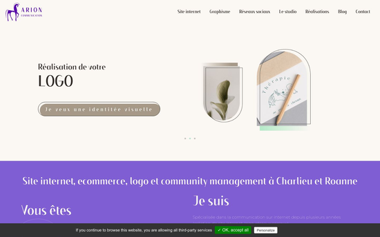 Arion communication | Création de site internet Graphiste à Charlieu – Arion Communication