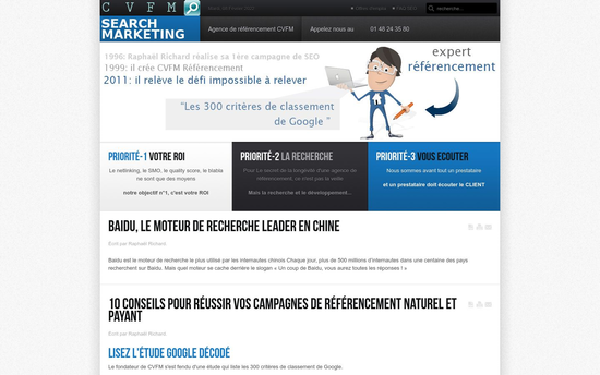Cvfm | Agence de référencement CVFM référencement naturel, Google Adwords, Facebook SEO, mobile SEO