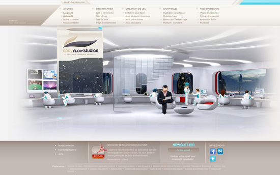 Easyflowstudios | Agence web easyflowstudios Jeu flash Site internet Graphisme Motion design