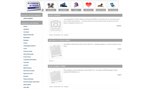 Je cherche | je cherche  Petites Annonces auto , immobilier , emploi , rencontres …