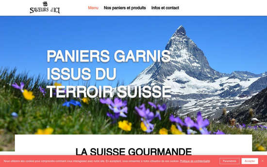 Saveursdici | Saveurs d&rsquo;ici  Paniers garnis, produits du terroir