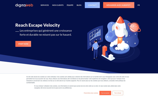 Digitaweb | DigitaWeb Reach Escape Velocity